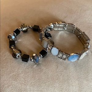 2 beaded bracelets